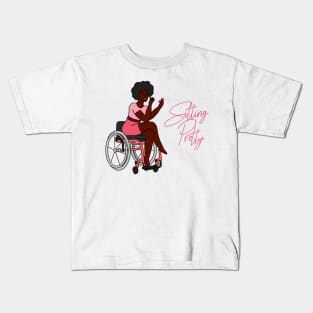 Sitting Pretty in Pink 3 Kids T-Shirt